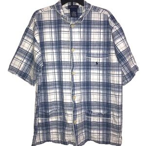 Polo Ralph Lauren Sleepwear Shirt Men's Short Sleeve Pajama Shirt Size  Large